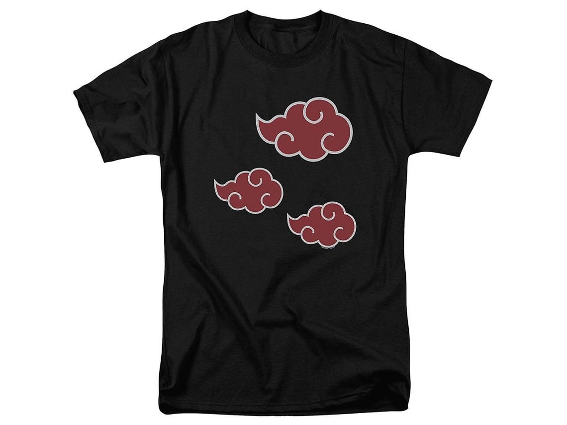 T-shirt ROCKINSTONE Adulto Nuvens Naruto Akatsuki (Algodão - M